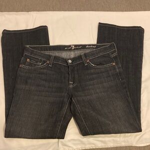 7 For All Mankind Charcoal Boot Cut Jeans